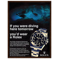 Rolex Oyster Perpetual Vintage Poster - Premium Matte