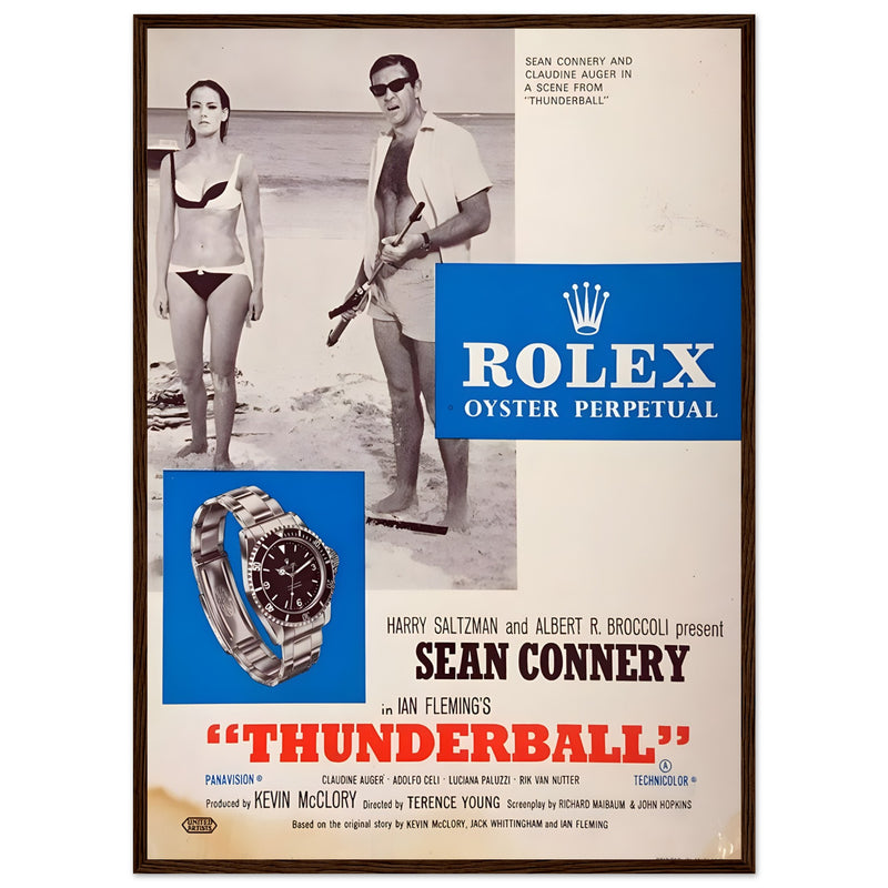 Rolex Sean Connery Vintage Poster Ad