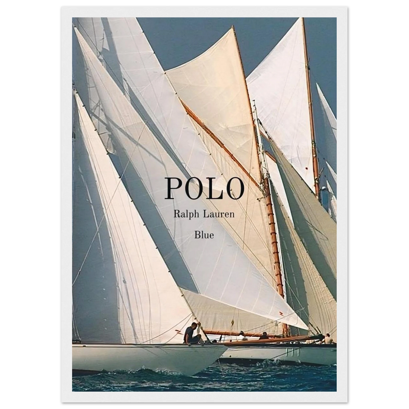 Polo Ralph Lauren Vintage Ad Poster - Polo Blue