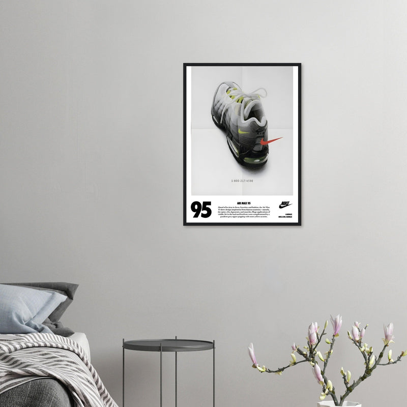 Nike Air Max 95 Vintage Poster Ad