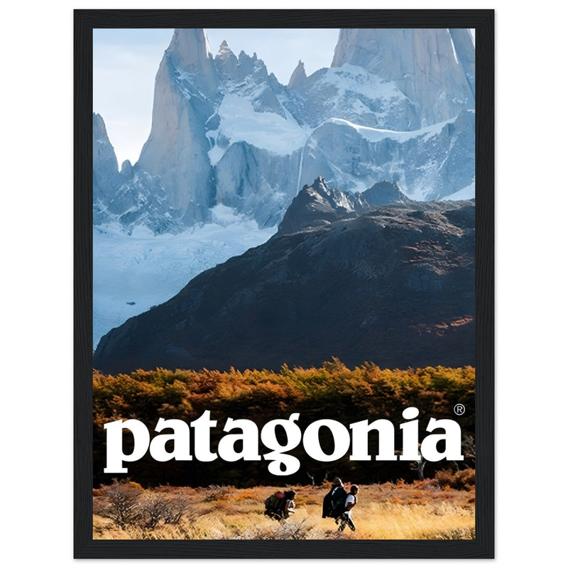 Patagonia Hikers Vintage Poster Ad