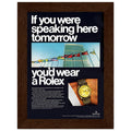 Rolex Day-Date UN Vintage Poster Ad