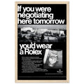 Rolex Datejust Geneva Vintage Poster Ad