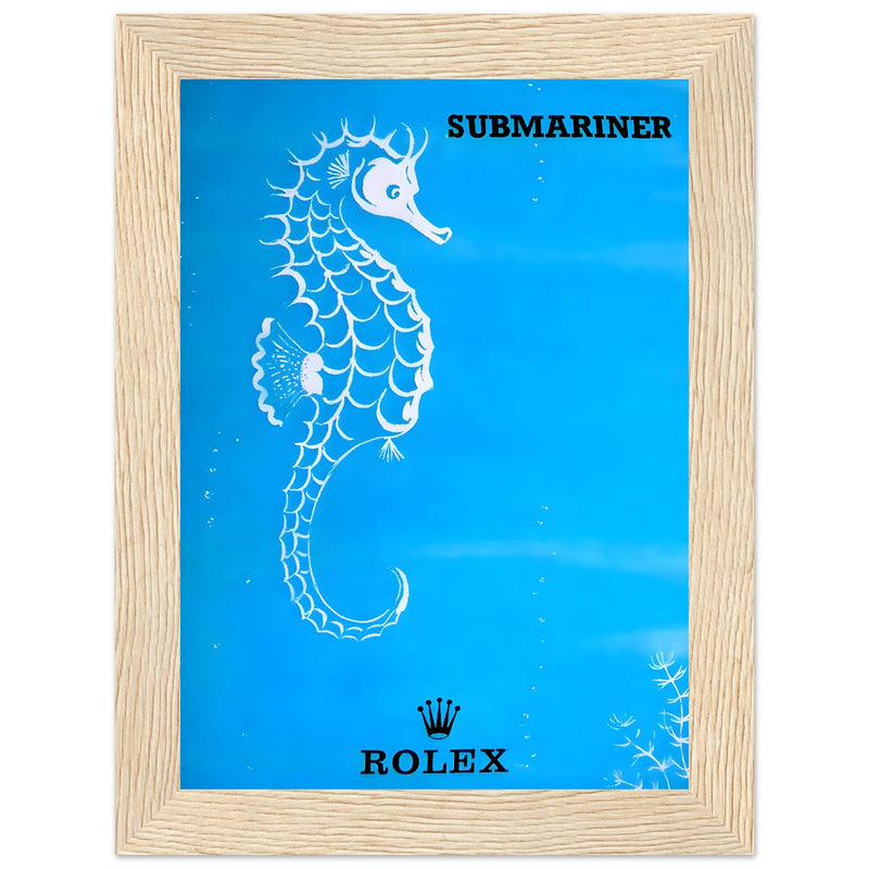 Rolex Submariner Vintage Ad Poster