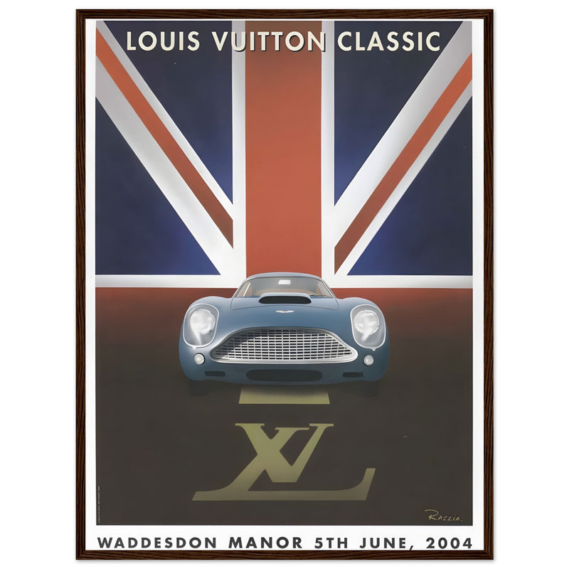 Louis Vuitton Classic Car Show Vintage Poster Ad
