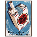 Lucky Strike Vintage Poster - Happy Days
