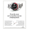 Rolex GMT Master Travel Vintage Poster Ad