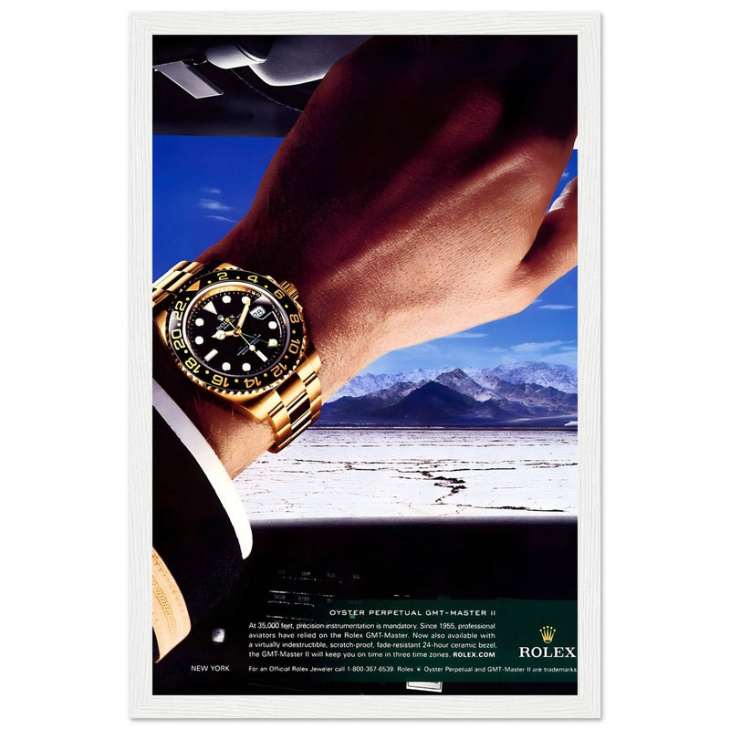 Rolex Oyster Perpetual GMT-Master II New York Pilot Vintage Poster