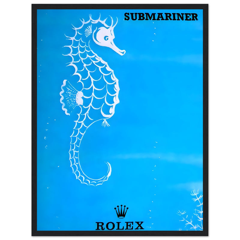 Rolex Submariner Vintage Ad Poster
