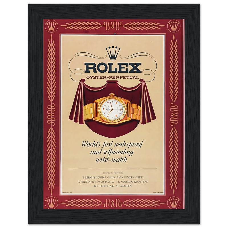 Rolex Oyster-Perpetual Vintage Poster Ad