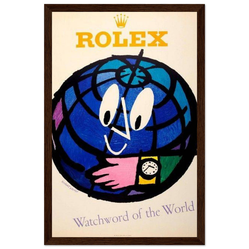 Rolex Watchword of the World Vintage Poster Ad