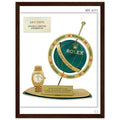 Rolex Day-Date Globe Vintage Poster Ad