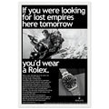 Rolex Submariner Vintage Poster Ad