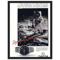 Omega Moon Vintage Poster Ad