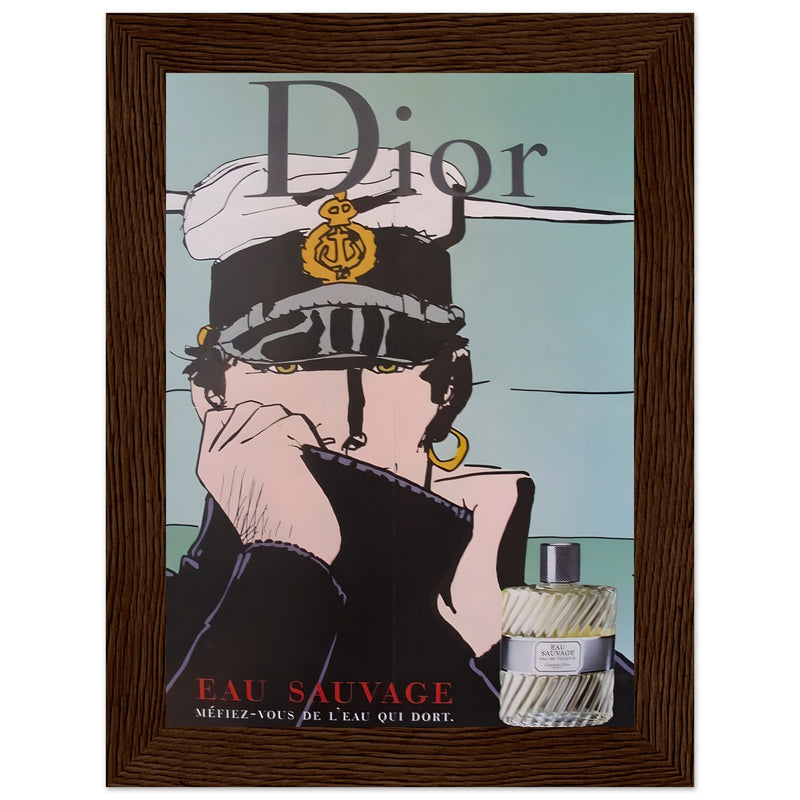 Dior Eau Sauvage Captain Vintage Poster