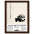 Land Rover Defender Vintage Poster