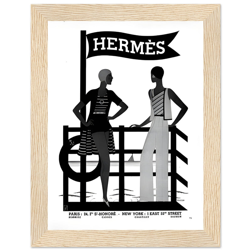 Hermes Flag Vintage Poster Ad