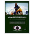 Rolex Oyster Perpetual Explorer Vintage Poster Ad