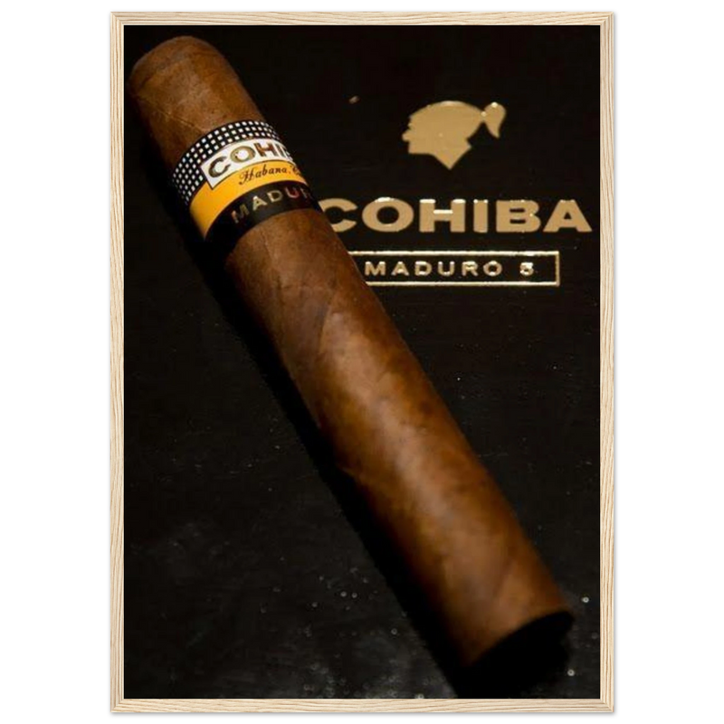 Cohiba Maduro 5 Vintage Cigar Poster