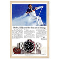 Rolex Alpine Gold Medal Sweep Vintage Poster