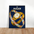 Rolex Advertising Golden Age Oyster Perpetual Vintage Poster