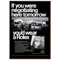 Rolex Datejust Geneva Vintage Poster Ad