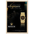 Rolex Elegance Vintage Poster Ad