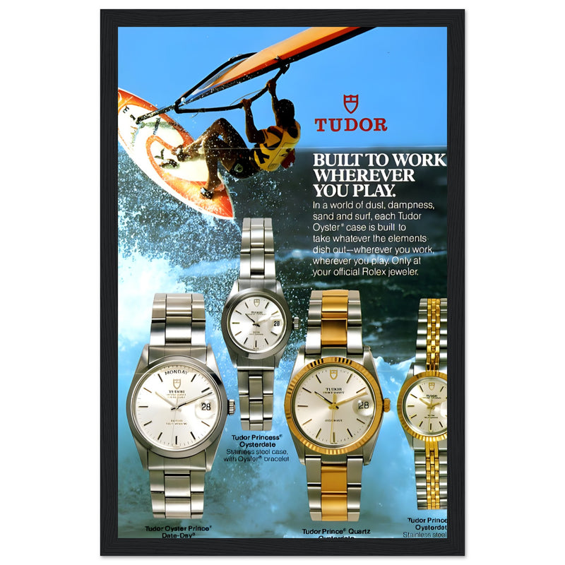 Tudor Vintage Poster Ad
