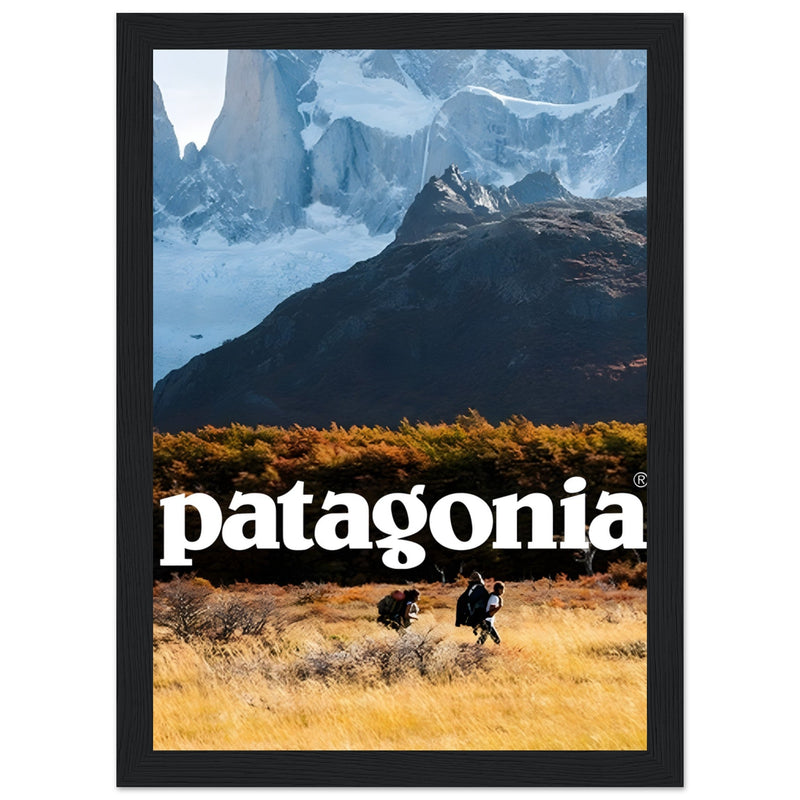 Patagonia Hikers Vintage Poster Ad