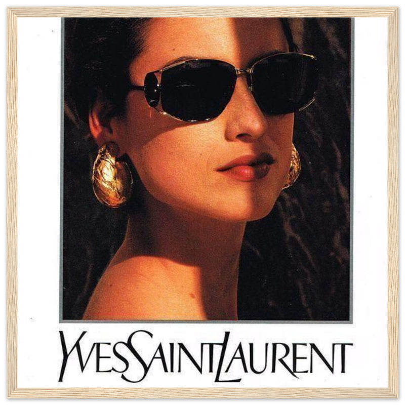 Yves Saint Laurent Vintage Poster