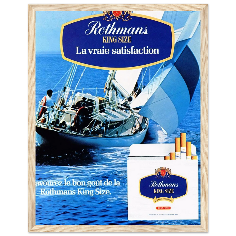 Rothman Vintage Poster - King Size Satisfaction