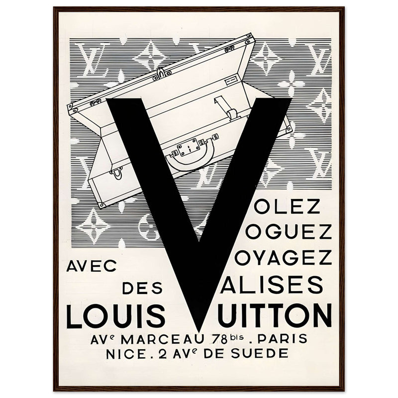Louis Vuitton Nice, Paris Vintage Poster Ad
