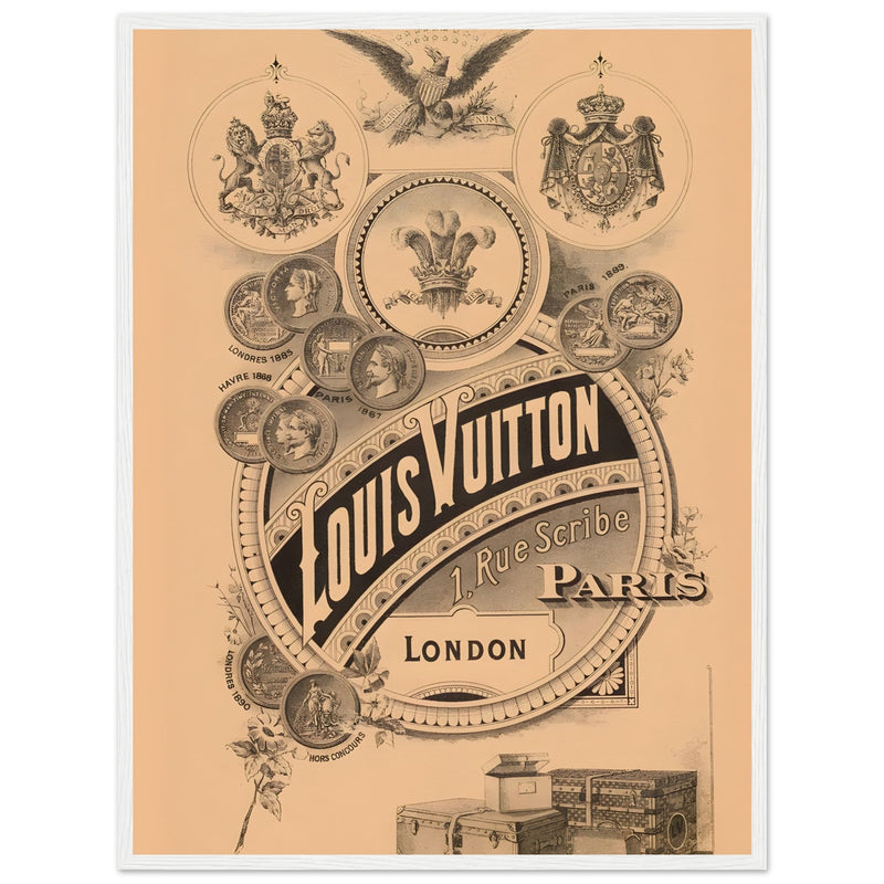Louis Vuitton London Paris Vintage Poster Ad