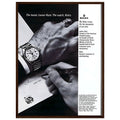 Rolex Lamar Hunt Vintage Poster Ad