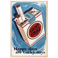 Lucky Strike Vintage Poster - Happy Days