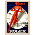Rolex Clock Vintage Poster Ad