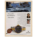 Rolex Yacht Submariner Vintage Poster Ad