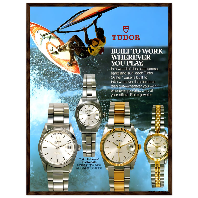 Tudor Vintage Poster Ad