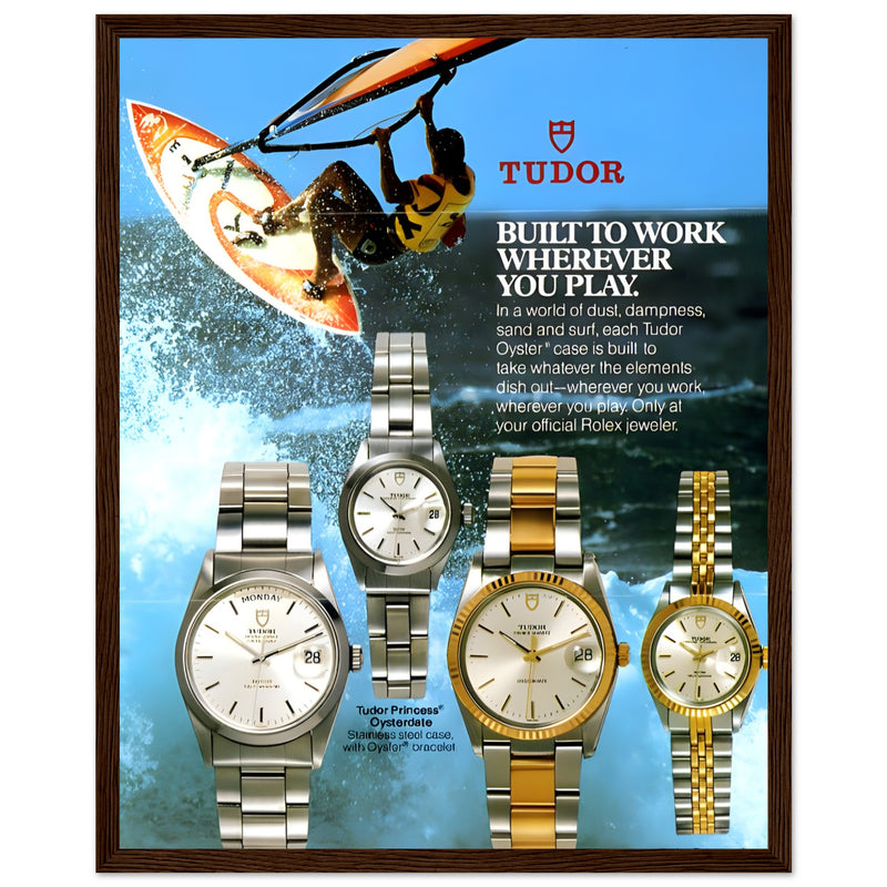 Tudor Vintage Poster Ad