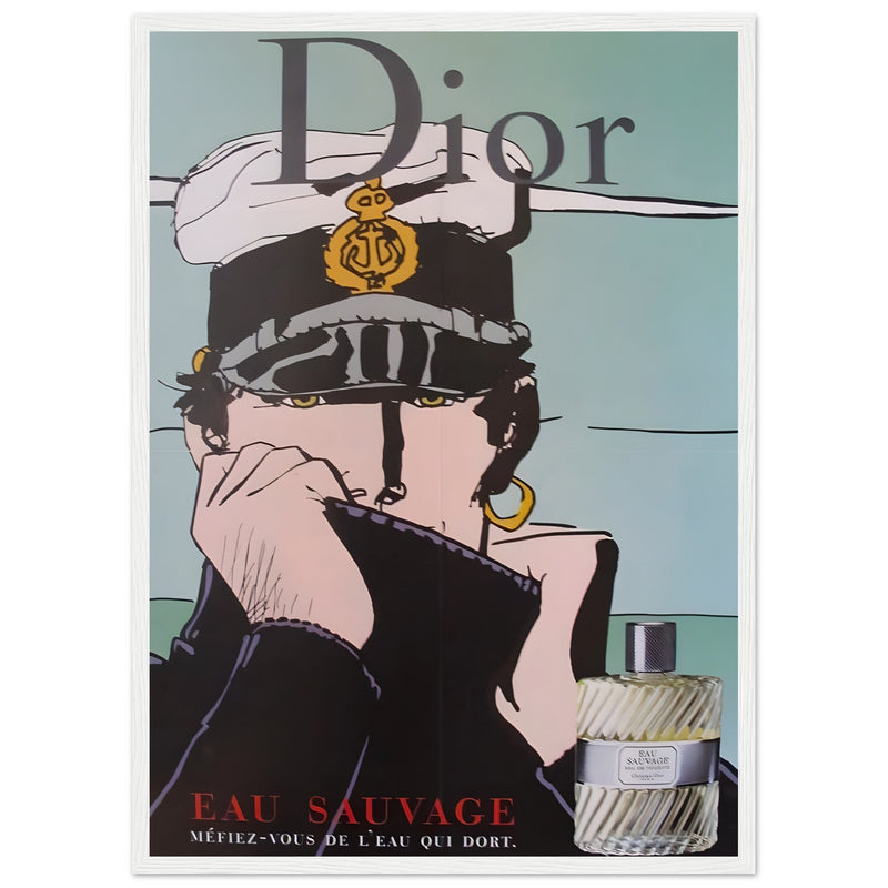 Dior Eau Sauvage Captain Vintage Poster