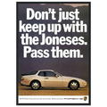 Porsche Turbo 944 Vintage Ad Poster
