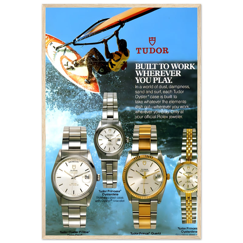 Tudor Vintage Poster Ad