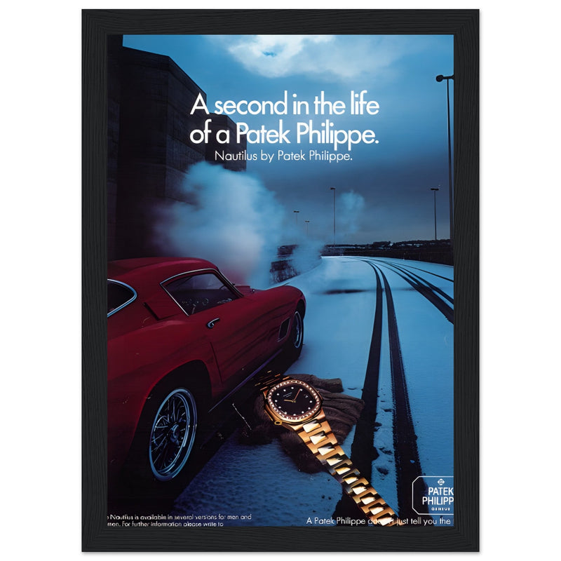 Patek Philippe A Second In the Life Vintage Poster Ad