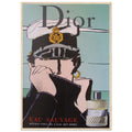 Dior Eau Sauvage Captain Vintage Poster