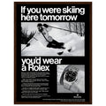 Rolex Ski Vintage Poster Ad