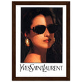 Yves Saint Laurent Vintage Poster