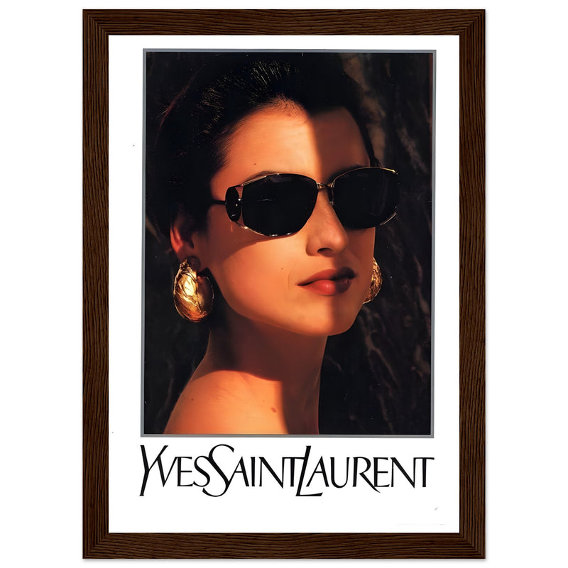Yves Saint Laurent Vintage Poster