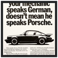 Porsche - German Speaking Vintage Poster