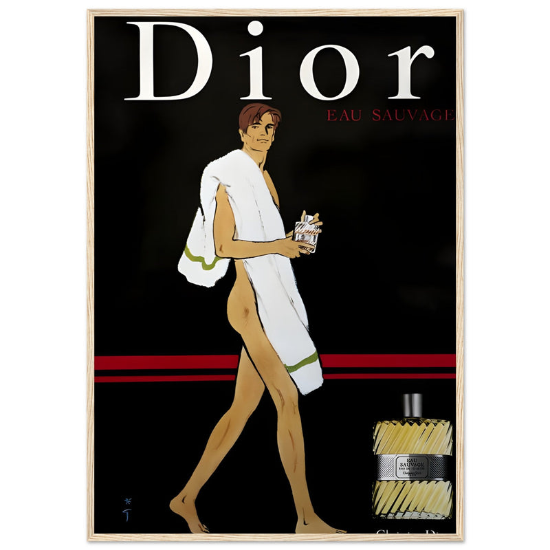 Dior Eau Sauvage Man Vintage Poster Ad