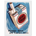 Lucky Strike Vintage Poster - Happy Days